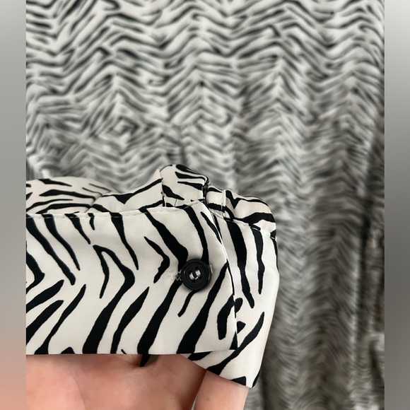 Zara Zebra Print Button Down | Size: S - Picture 6 of 7